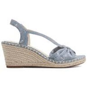 Women’s Charter Club Kika Blue Espadrille Wedges Size 11 US!